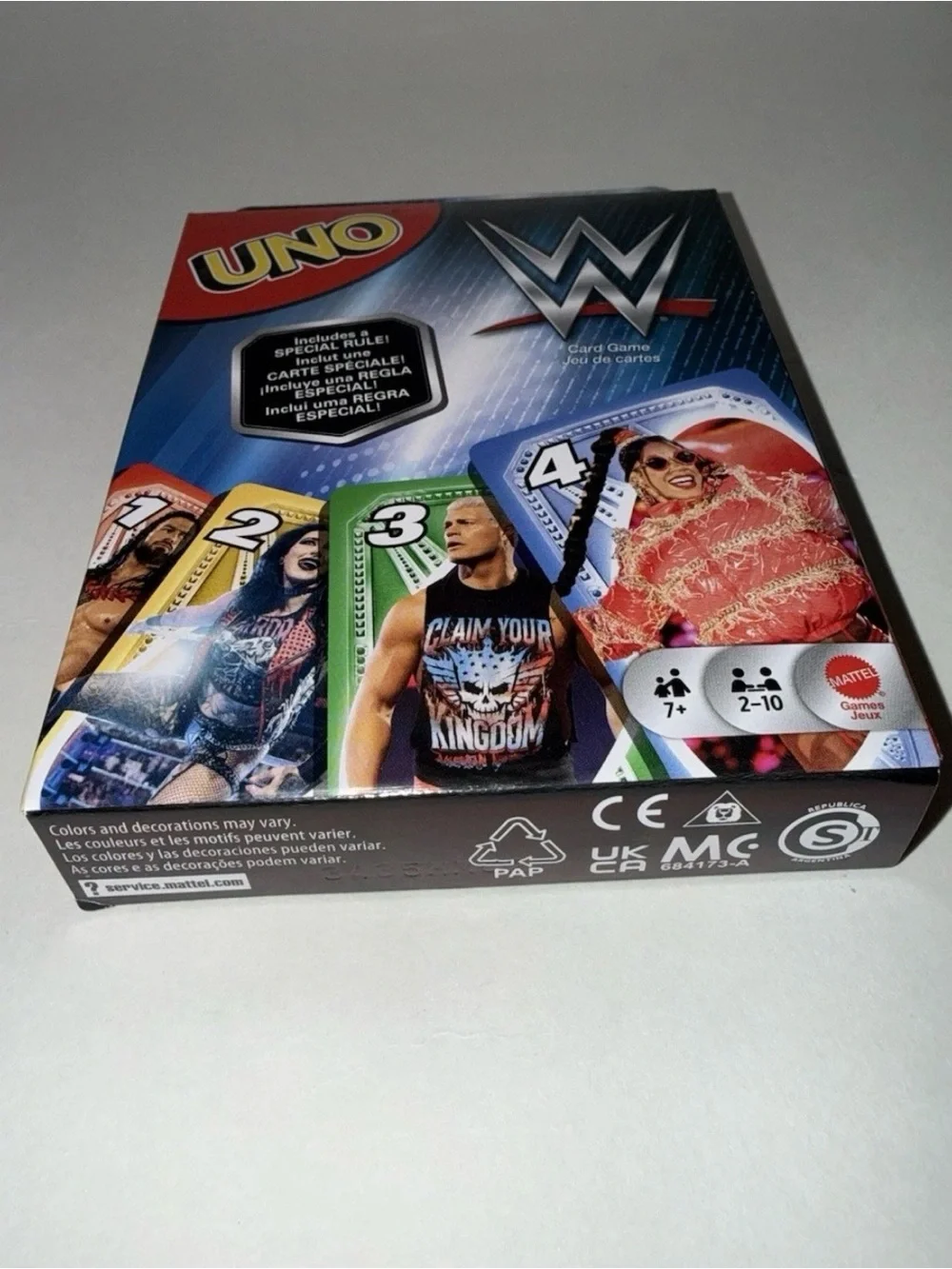 NEW UNO WWE Card Game Mattel Wrestling Edition New Sealed 2026 Roman Reigns Cody